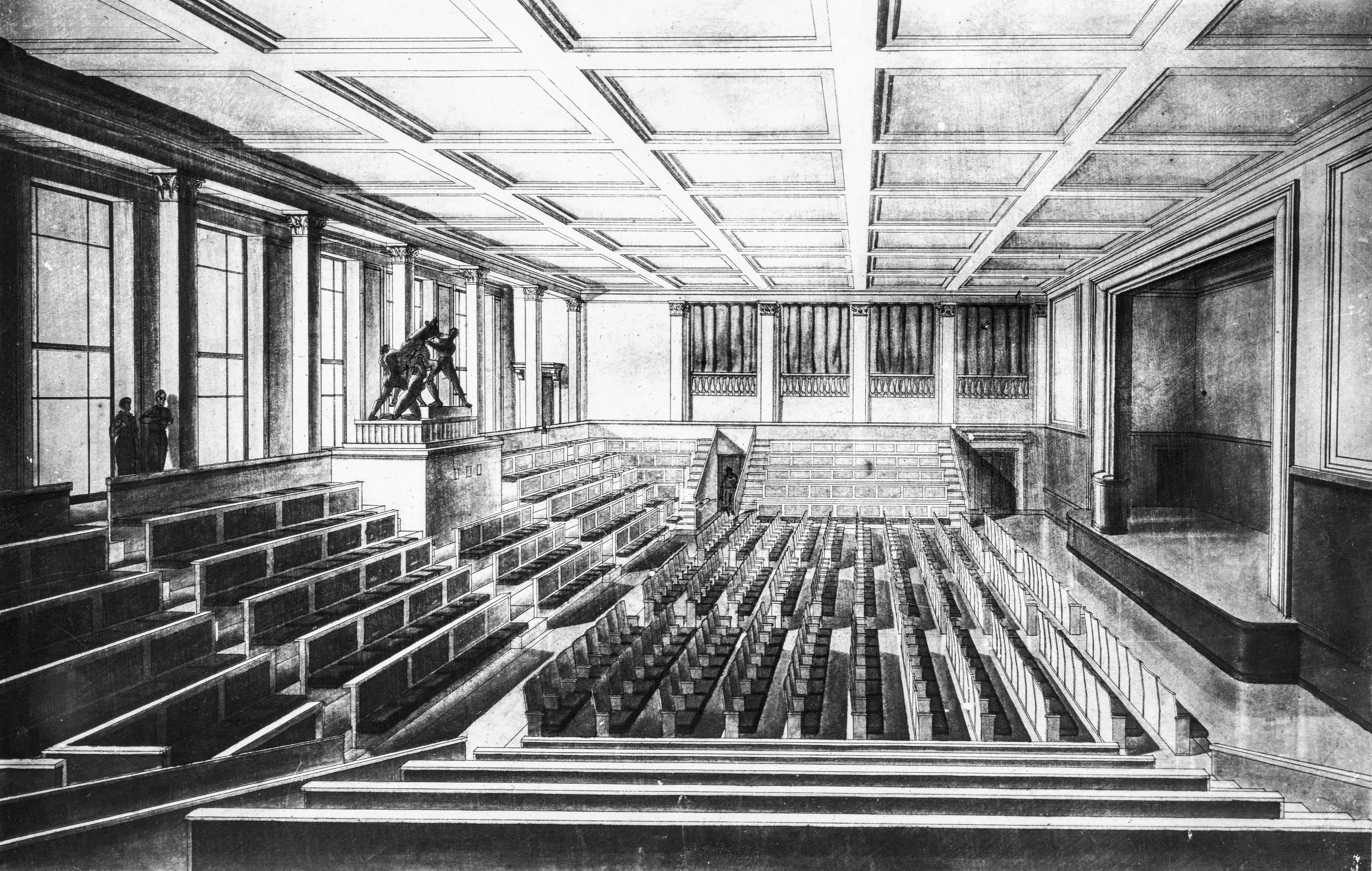 Проект актового зала МХТИМП