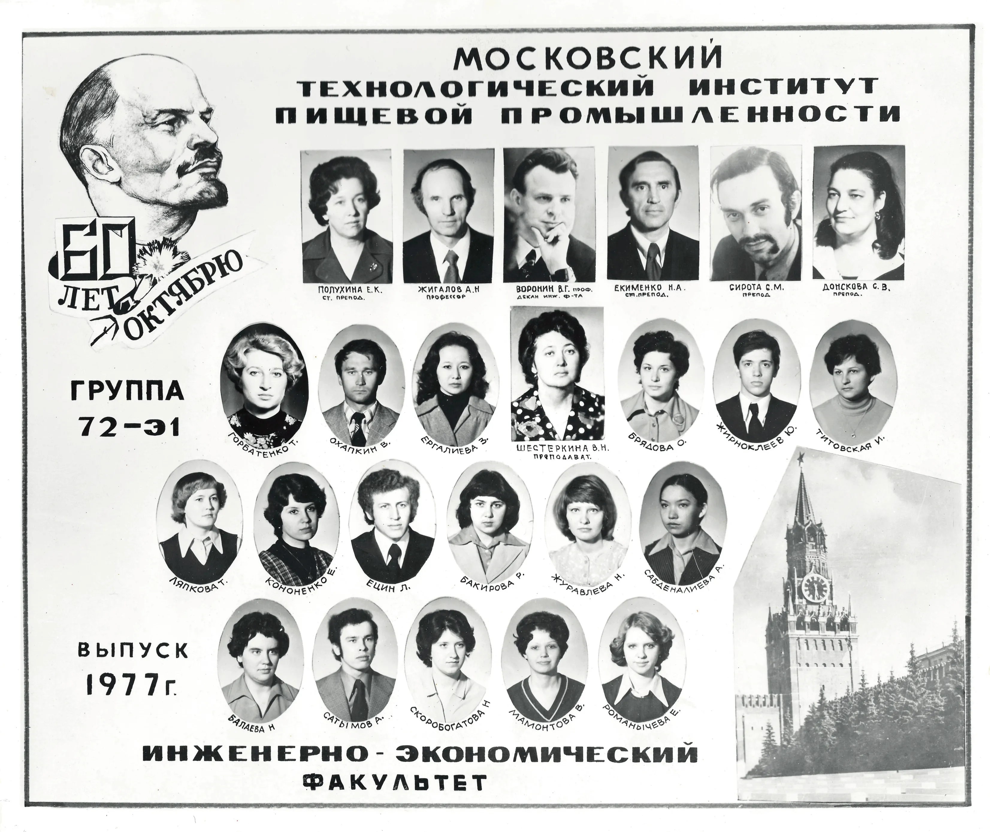 Выпуск 1977 г.