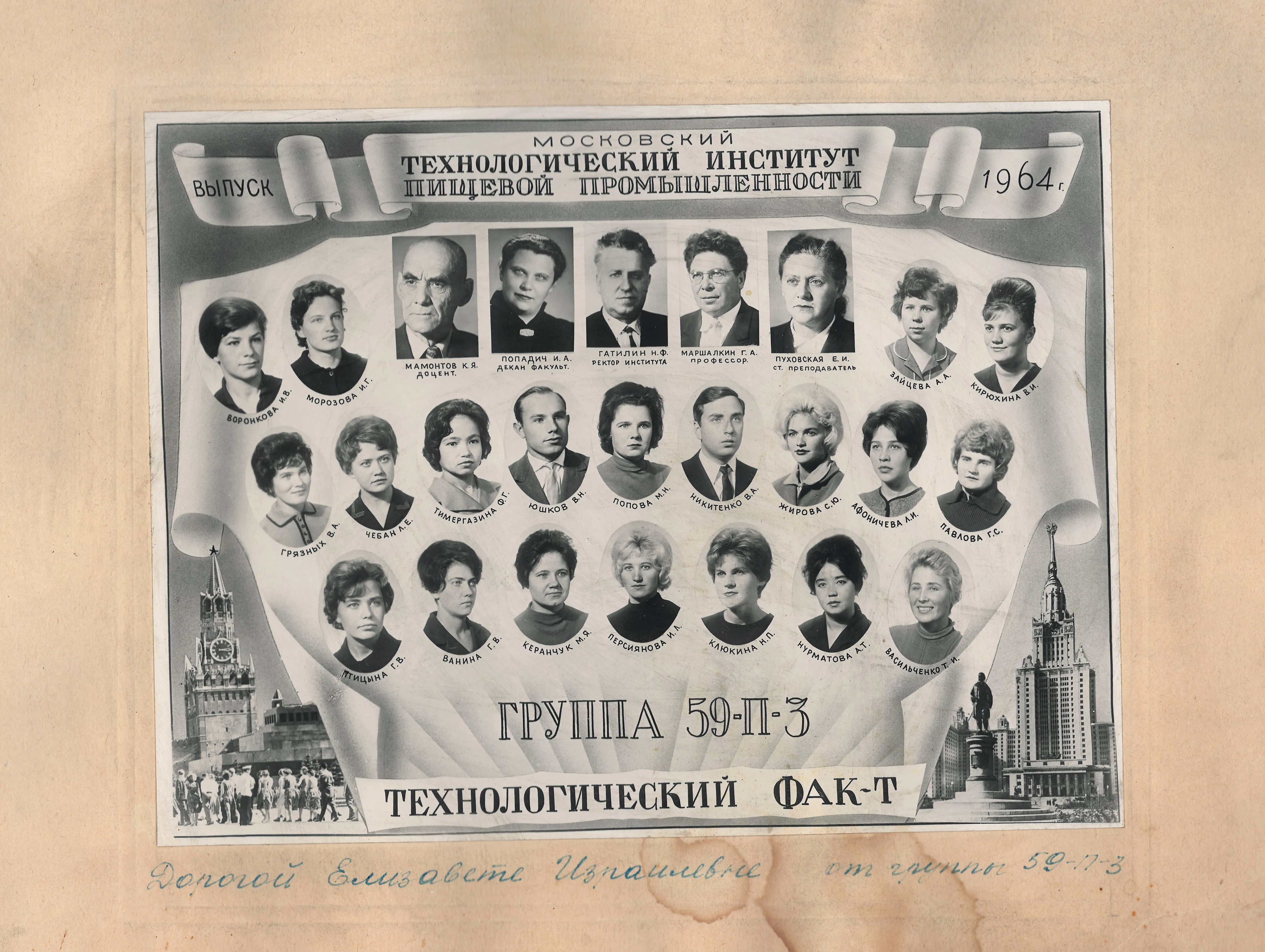 Выпуск 1964 г.